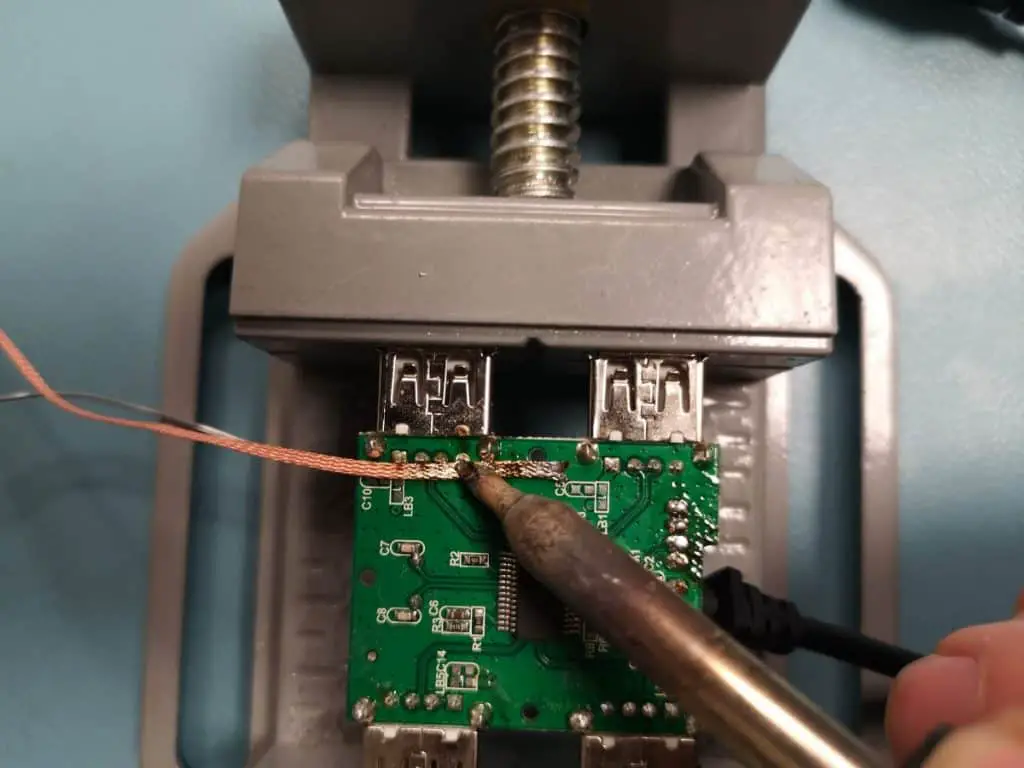 remove solder without a pump