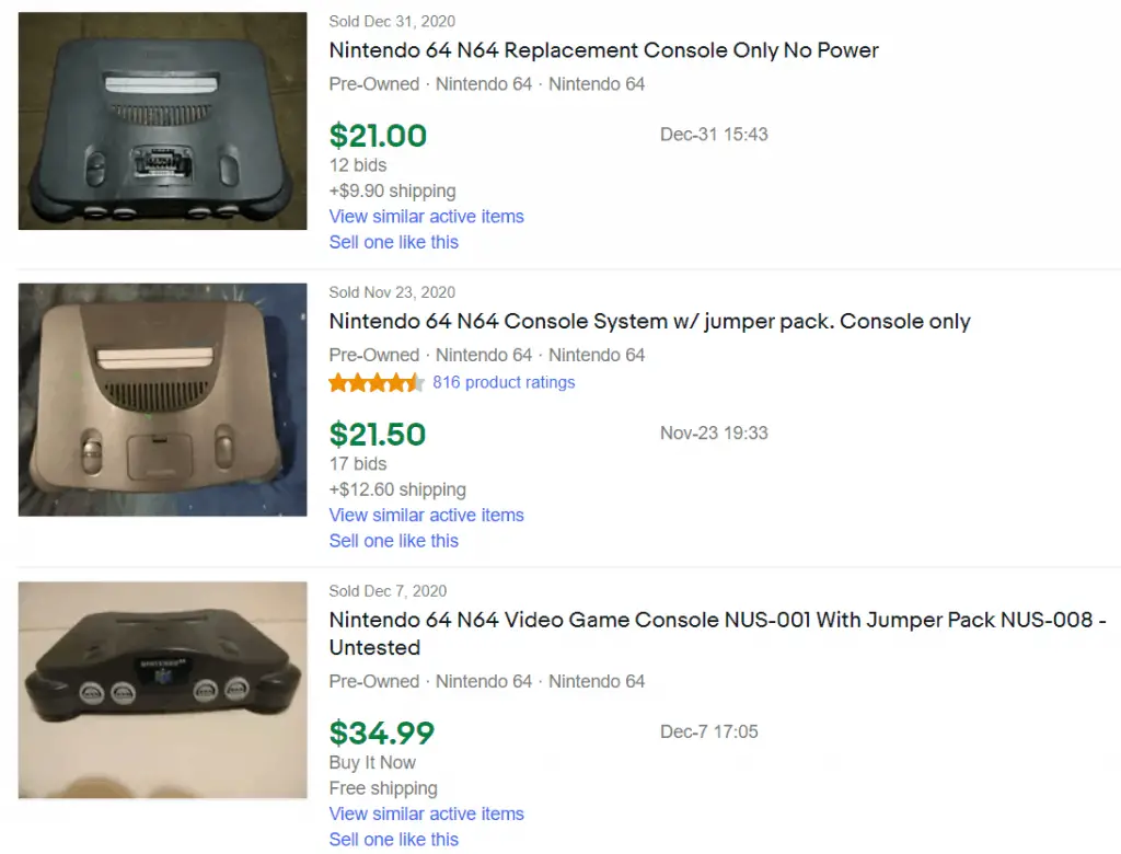 How Much is a Nintendo 64 Worth