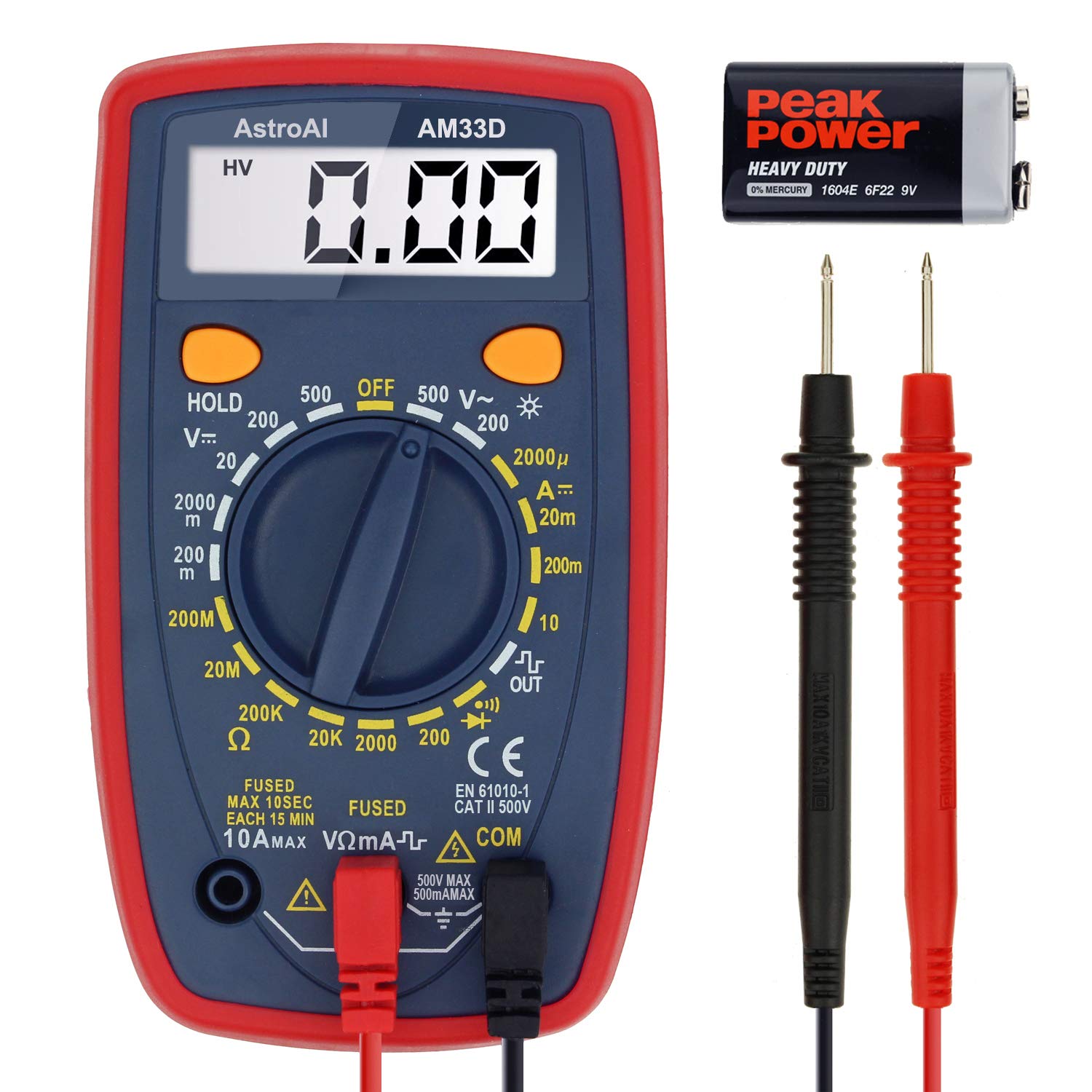 AstroAI Multimeter Tester