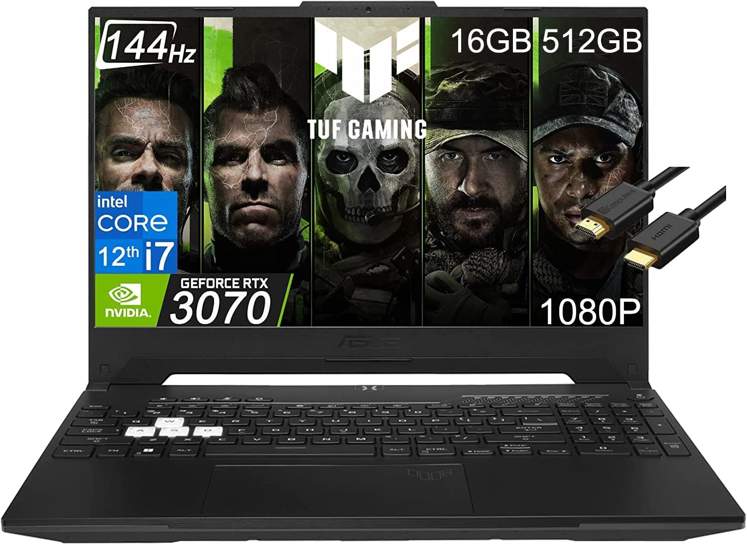 ASUS TUF Gaming Laptop F15 Dash 15.6" 144Hz